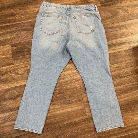 Good American Light Wash Denim Jeans Women’s 18 High Rise - Picture 2 of 5